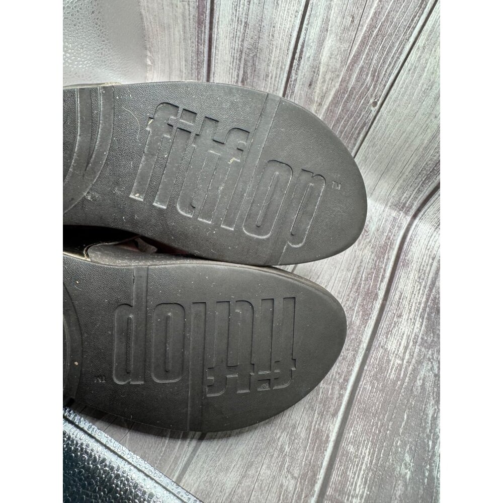 FitFlop Women's Pietra Sandal Brown Toe Post Jewel Size 7 - Picture 8 of 8